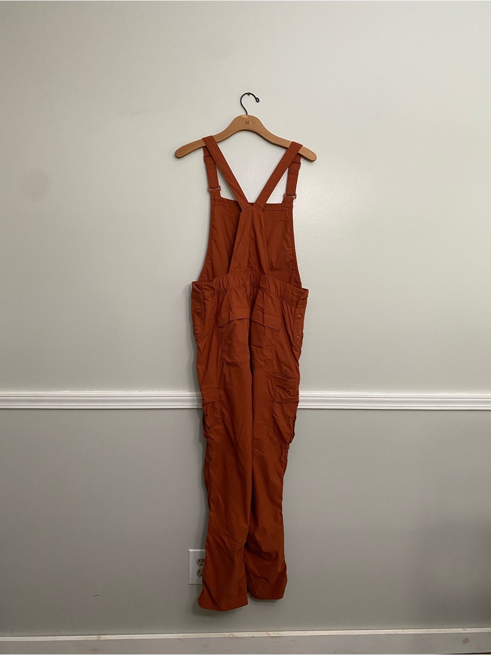 Women’s Duluth Dry on the Fly Overalls Burnt Orange - 12 - Picture 2 of 3